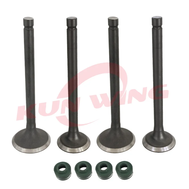 2 Pairs Intake Exhaust Valve Steam for Honda CBT125 CBT 125 CBT150 CM150 Rebel CA250 DD250 Twin cylinder Engine Parts