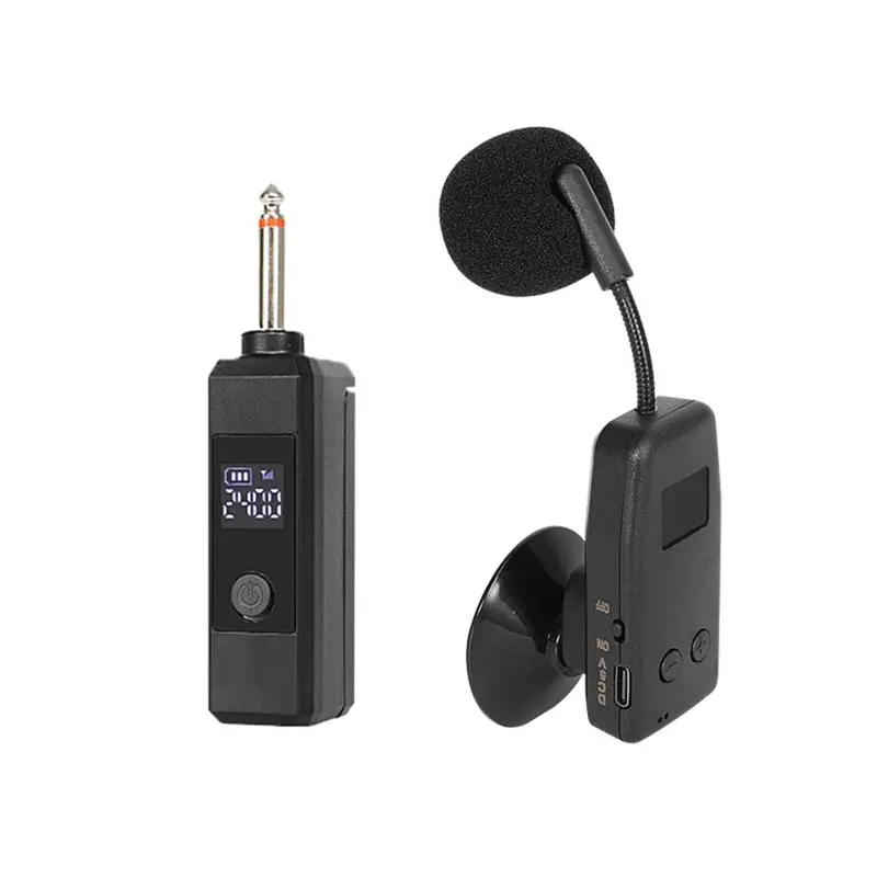 

Беспроводная микрофонная система ABJF 2.4G для скрипки, виолончели, гитары, укулеле, пипы, с микрофоном-приемником, дальность передачи 30 м