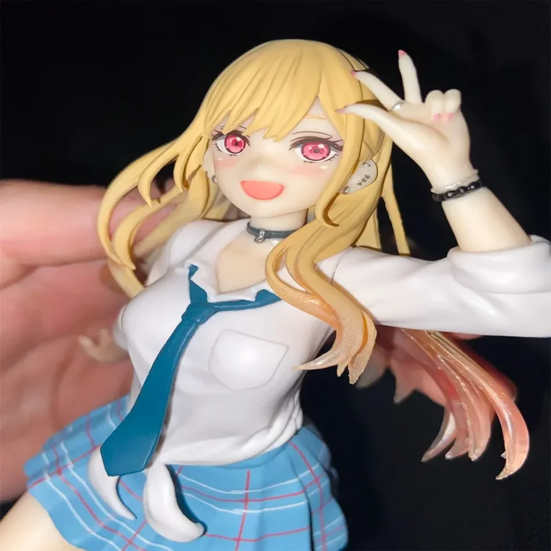 19 سنتيمتر أنيمي فستاني حبيبي كيتاجاوا مارين الشكل زي مدرسي فستان الدائمة لعبة مجسمة هدية عمل الشكل للأطفال البلاستيكية