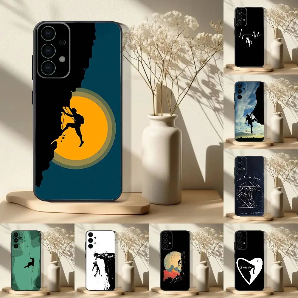 

Climbing Phone Case for Samsung S24 S22 S25 Ultra S9 S20 FE S23 Plus S10 S21 Shockproof Funda Cover