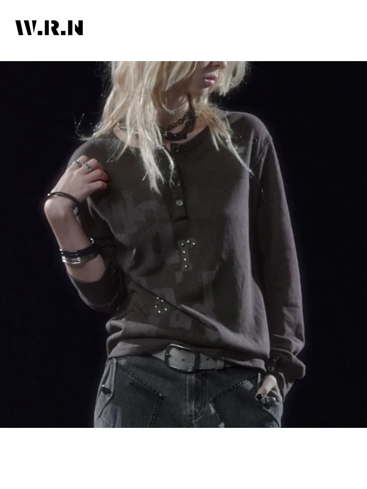 

2025 Winter Sexy Dark Style Long Sleeve O-Neck T-Shirts Women Fashion Hotsweet Club Style Casual Print Sheath Coquette Tees Tops