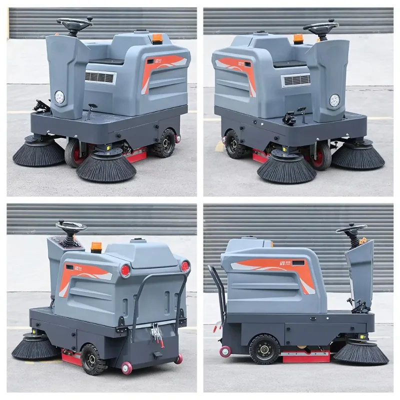 Customized 3-wheel Tricycle Multimedia Road Cleaning Equipment With Water Floor Cleaning Machine Mini Electric Ride-on Road Swee