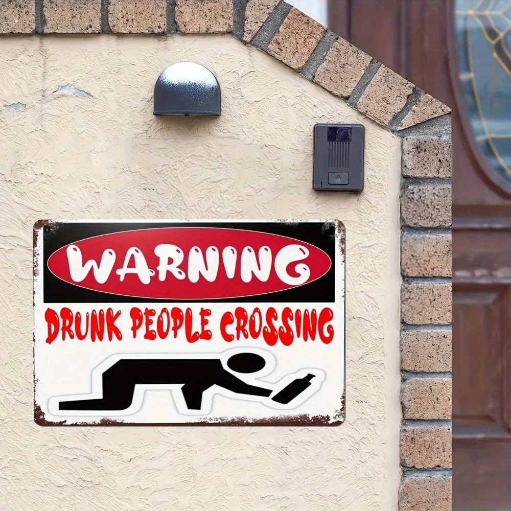 2D Flat, 1pc Metal Sign with 
