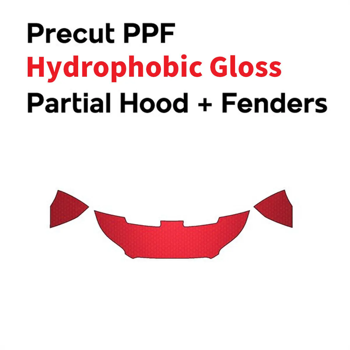 

Partial Hood Fenders Mirrors PreCut PPF Paint Protection Film Gloss DIY Clear Bra for Ford Transit 2020-2025