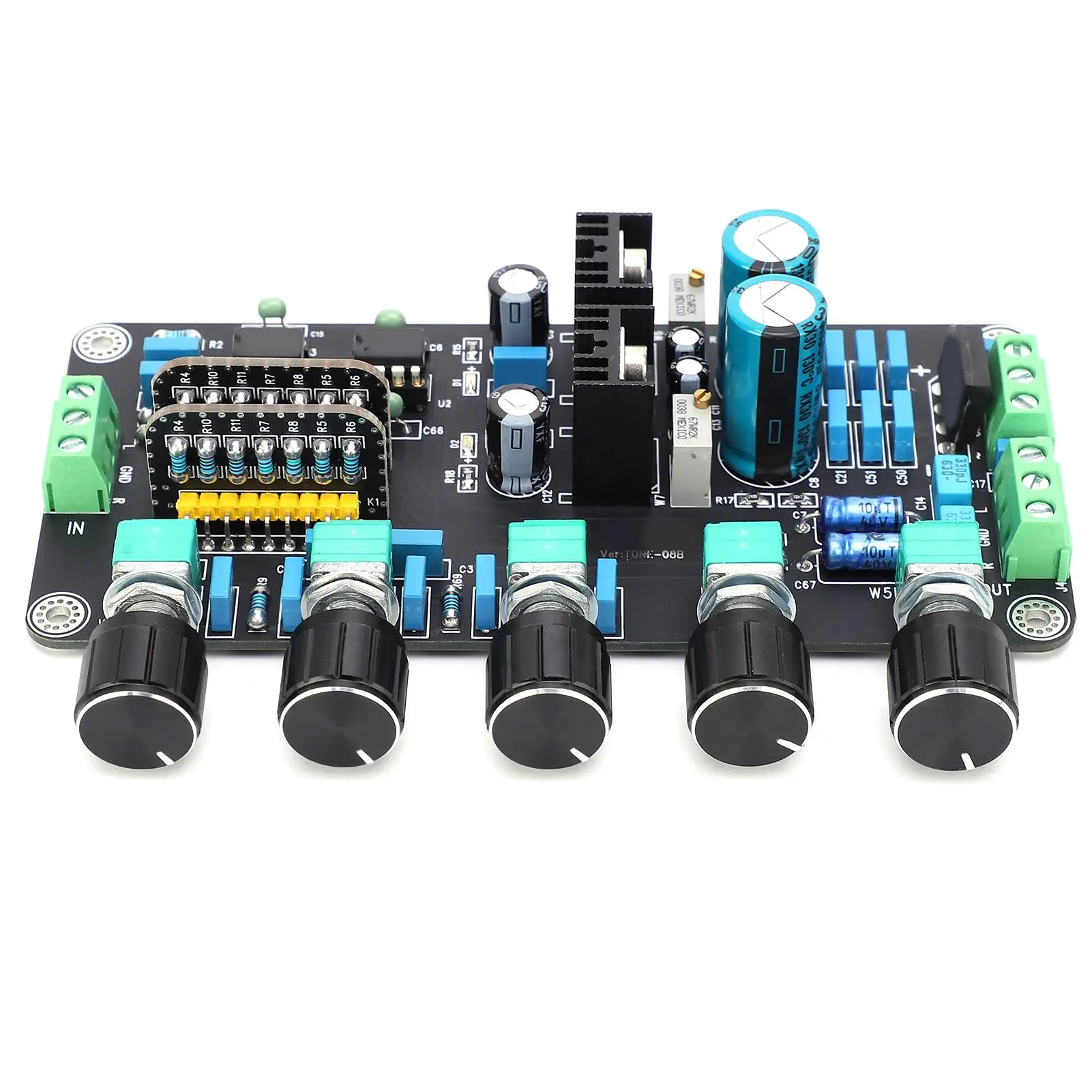 High Stereo Preamp Board with Adjustable Voltage & Volume Control for Audiophile DIY Amplifiers