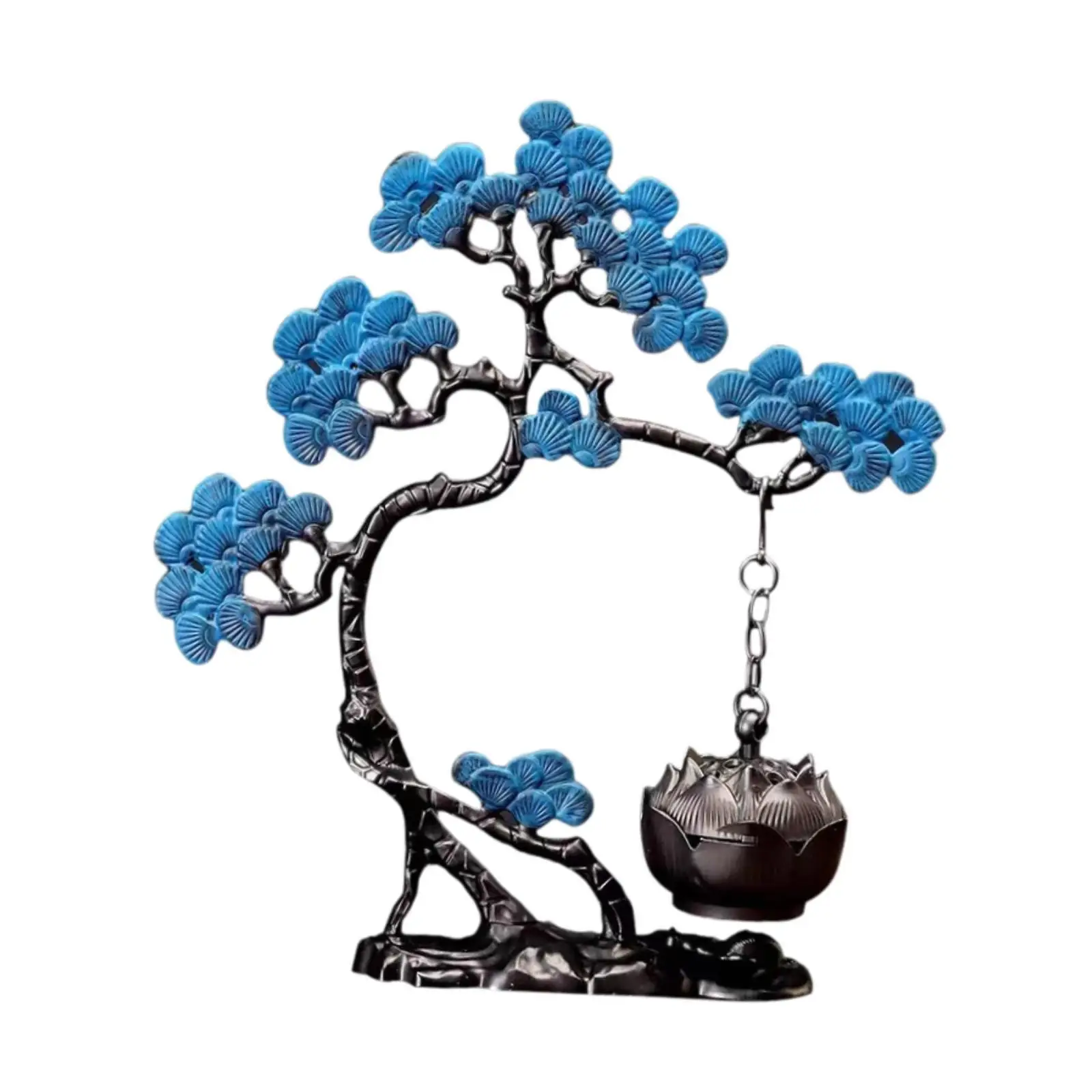 Hanging Incense Burner Censer Ideal Gift Collecting Artwork Pine Tree Incense Holder for Farmhouse Yoga Hotel Bedroom Kitchen Hanging Incense Burner Censer Ideal Gift Collecting Artwork Pine Tree Incense Holder for Farmhouse Yoga Hotel Bedroom Kitchen