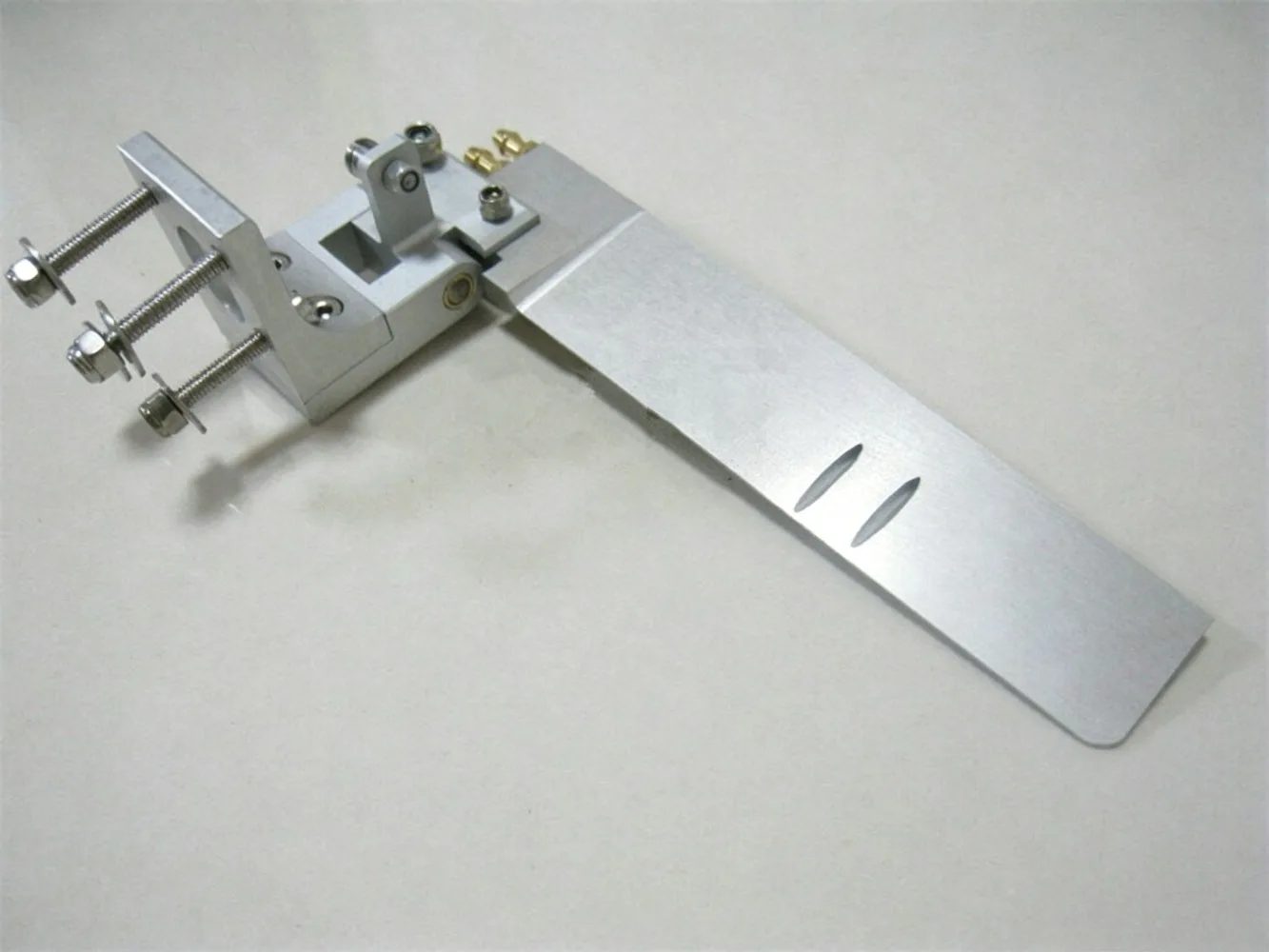 165mm Dual/Single Water Pickup Rudder, 32x165mm Twin Intake Metal Rudder for RC Boat