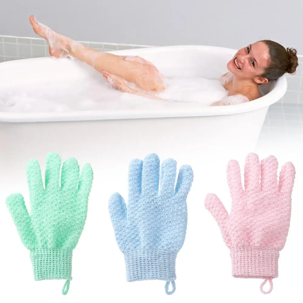 1Pc Hot Moroccan Hammam Exfoliating Mitt Kessa Scrub Glove Preparation Durable Shower Scrub Gloves Body Facial Tan Massage Mitt