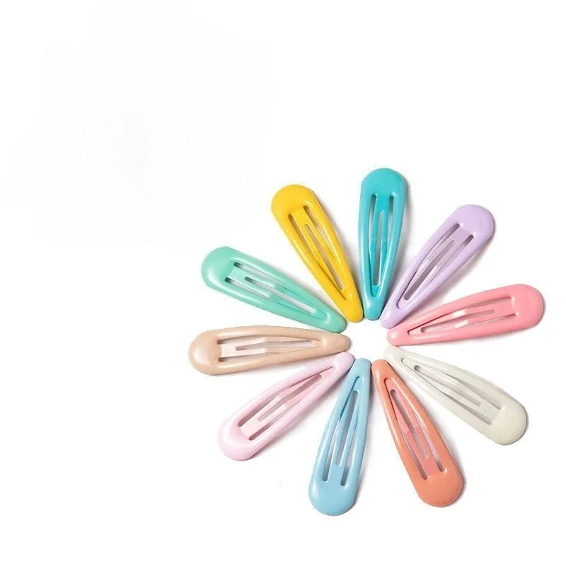 10-20 قطعة/الحزمة مقاطع الشعر الألوان للنساء الفتيات موضة الصلبة إكسسورات شعر الأطفال المفاجئة المشابك المعدنية دبابيس الشعر كليب بوبي دبوس