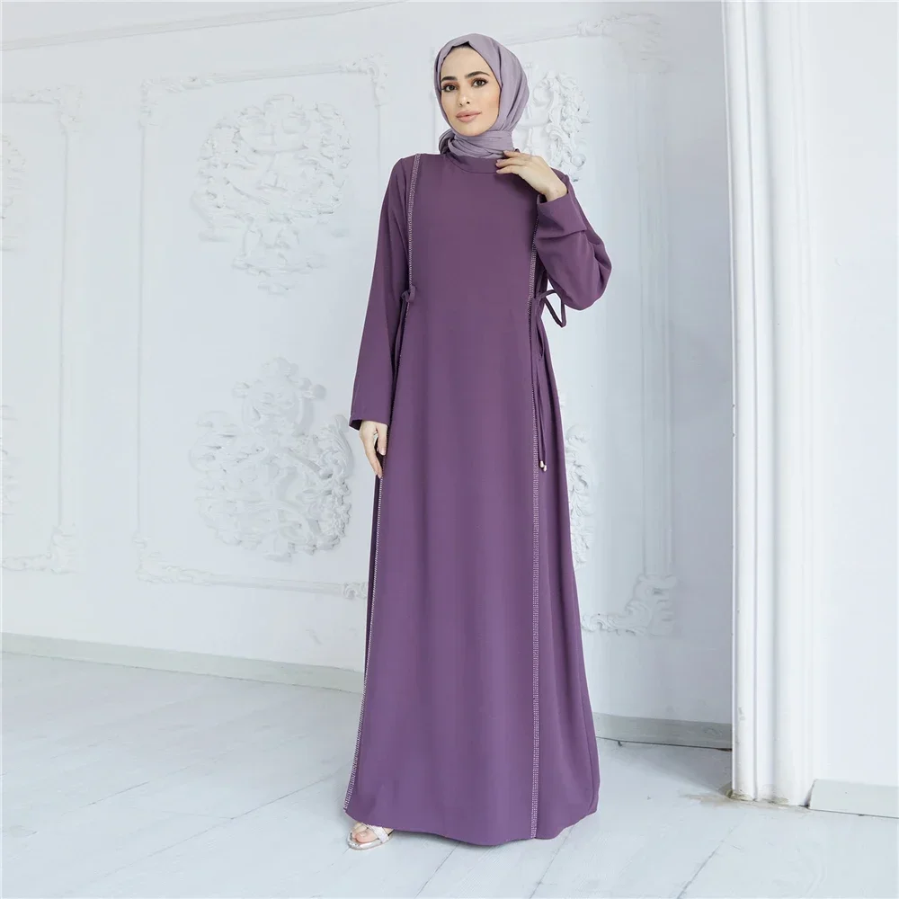 Eid Ramadan Abaya Kaftan Women Muslim Prayer Dress Modest Robe Arabic Islamic Clothing Dubai Turkey Caftan Djellaba Abayas Gown