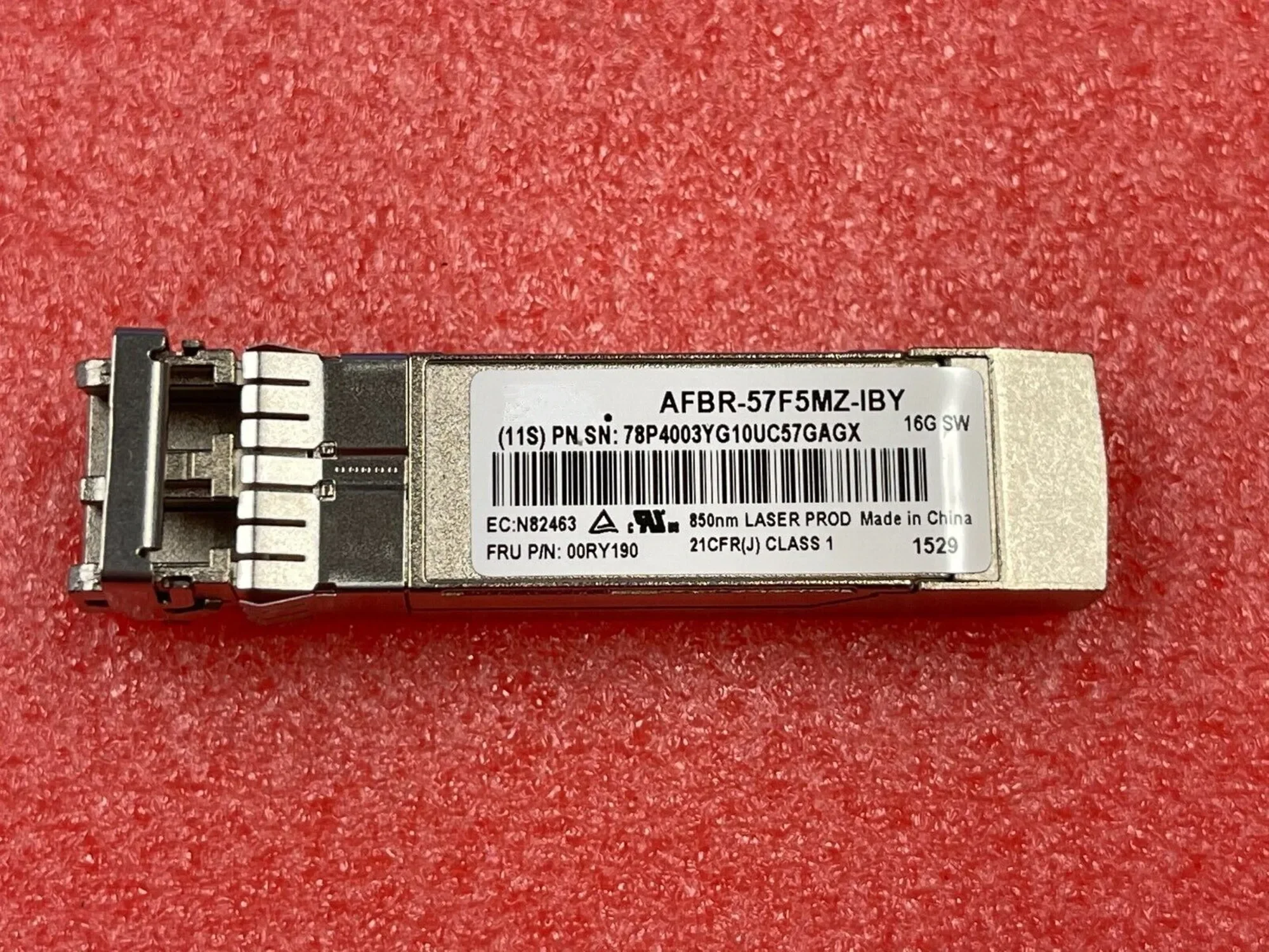 

16G Transceiver Sfp+ AFBR-57F5MZ-IBY 16G FC Fibre Channel SFP+ XCVR-E SW 850nm IB-M 78P4003 EC:N82463/I-bm 16GB Fiber switch