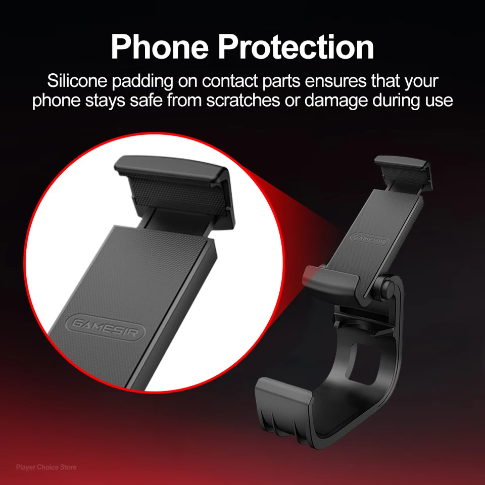GameSir Soporte para Teléfono Nova Lite Nova 2 Lite Super Nova Controlador Clip para Móvil Soporte Mango Ajuste Ancho 75-102mm 6