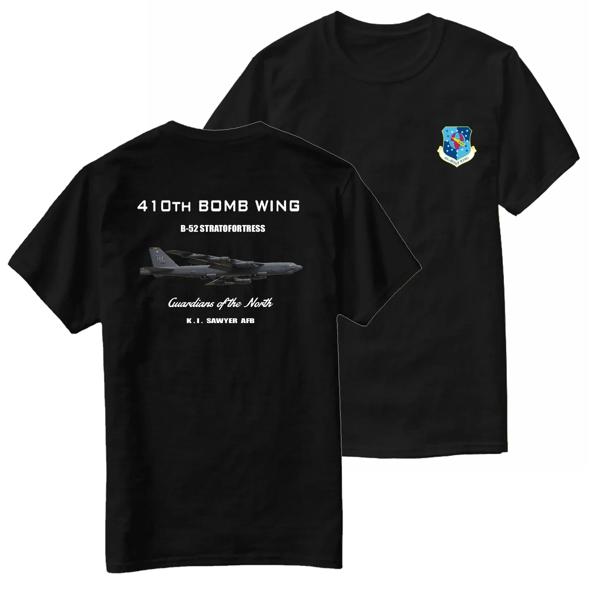 USAF B52 Stratofortress 410th  Wing Squadron T-Shirt 100% Cotton O-Neck Summer Short Sleeve Casual Mens T-shirt Size S-3XL