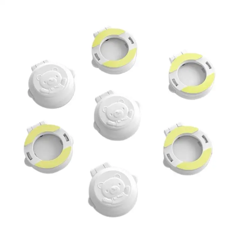 2PCS/SET Children Safety Button Security Lock Car Computer Washing Machine Stove Key Start Button Protection Cover Baby Proof Sa