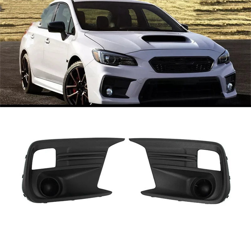 

NEW-For Subaru WRX Base 2018-2021 Car Front Fog Light Bezel Cover Black Front