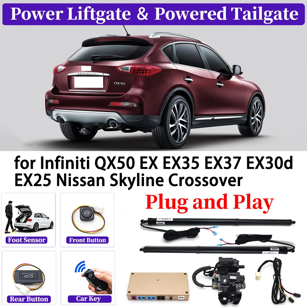 

for Infiniti QX50 EX EX35 EX37 EX30d EX25 Nissan Skyline Crossover Car Automatic Power Liftgate Kit Smart Auto Electric Tailgate