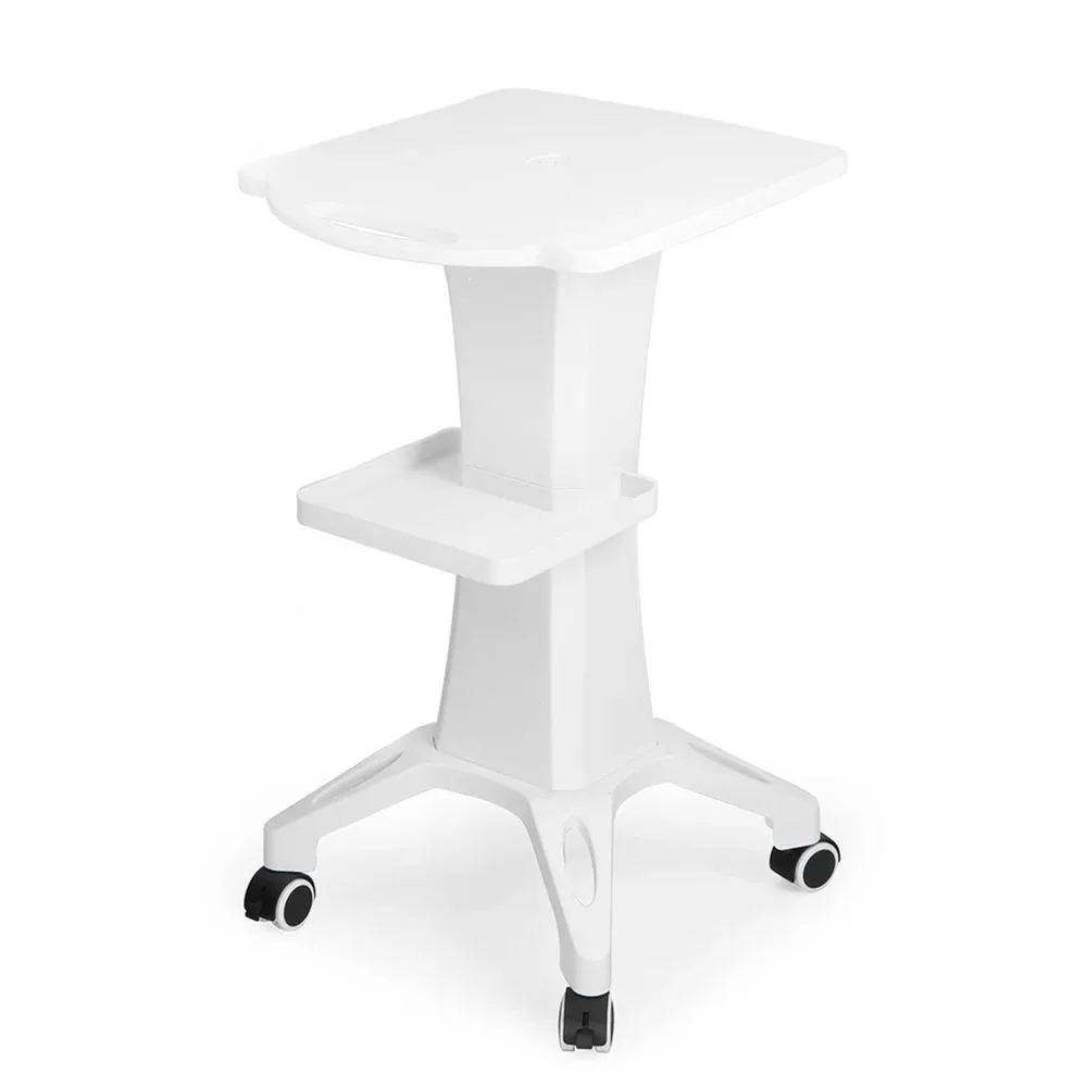 

Тележка 10, складная белая тележка для радиочастотной кавитации, лоток для косметических инструментов, косметическая мобильная тележка