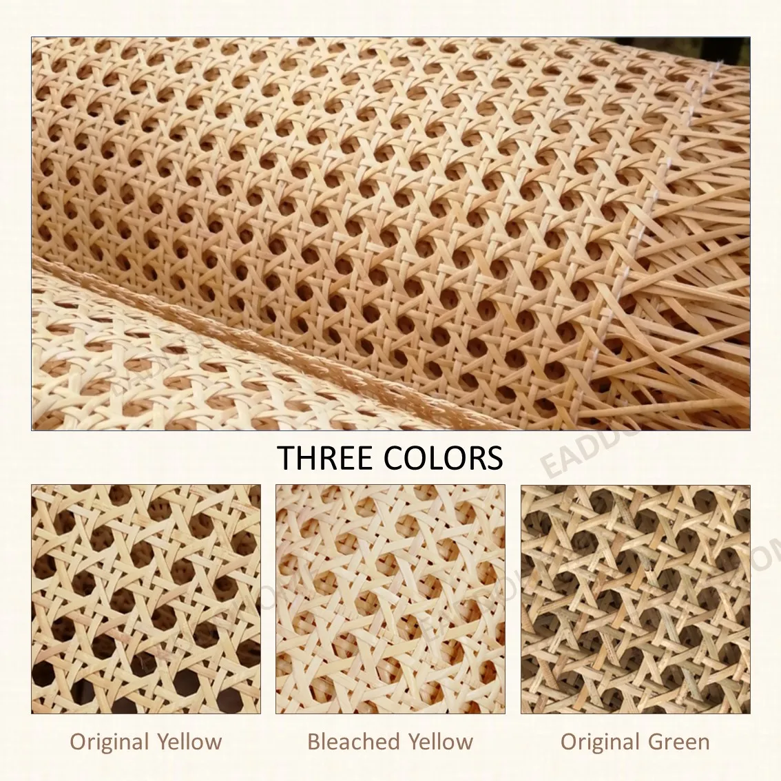 40CM/45CM/50CM x 2Meter/3 Meters Natural Indonesian Real Rattan Wicker Cane Webbing Furniture Chair Table Repairing Material