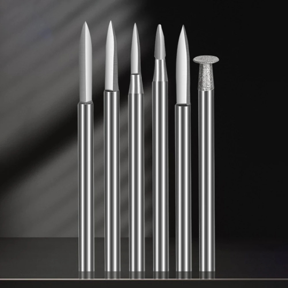 

6Pcs Wood Carving Drill Bits For Electric Engraving Drill Accessories Bit Wood Jewelry Crafts Engraving Carving Grinding Tool