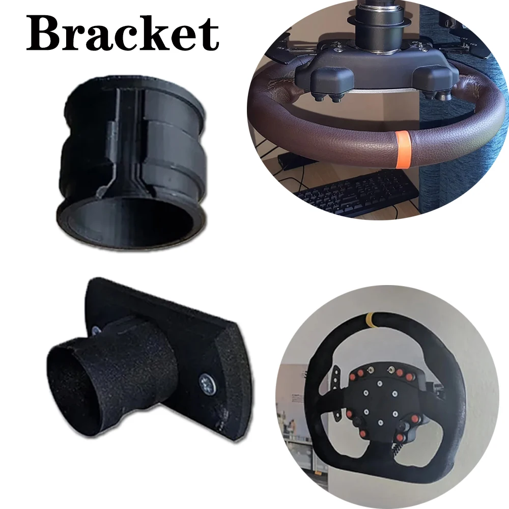 

Fixing Brackets For FANATEC Steering Wheel Wall Mount Bracket Stand Holder Extrudate with Screws Steering Wheel Organizer Parts