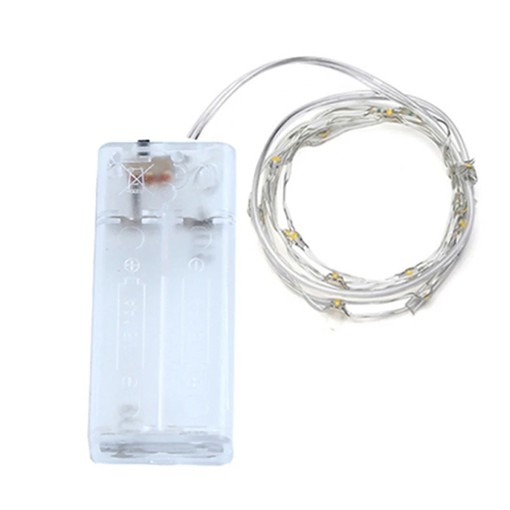1M 2M 3M Fairy Lights Battery box Operated, Mini String Lights for Wedding Mason Jar Craft Christmas Garlands Party Decor