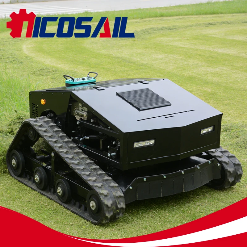 

Портативная газонокосилка с беспроводным дистанционным управлением для легкой уборки небольших участков и садов