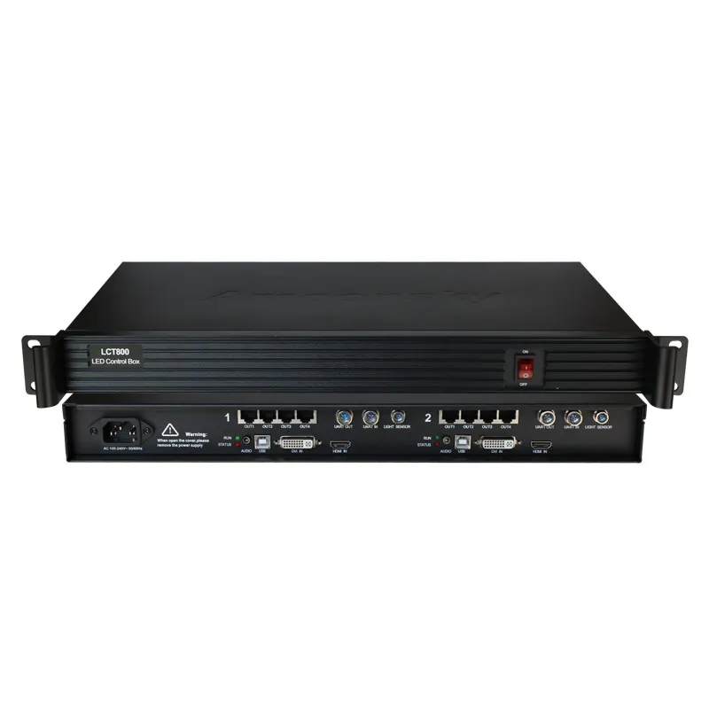 AMS-LCT800 Led عرض مرسل صندوق دعم 2 قطعة Novastar إرسال بطاقات MSD600 مماثلة نوفا صندوق التحكم MCTRL600