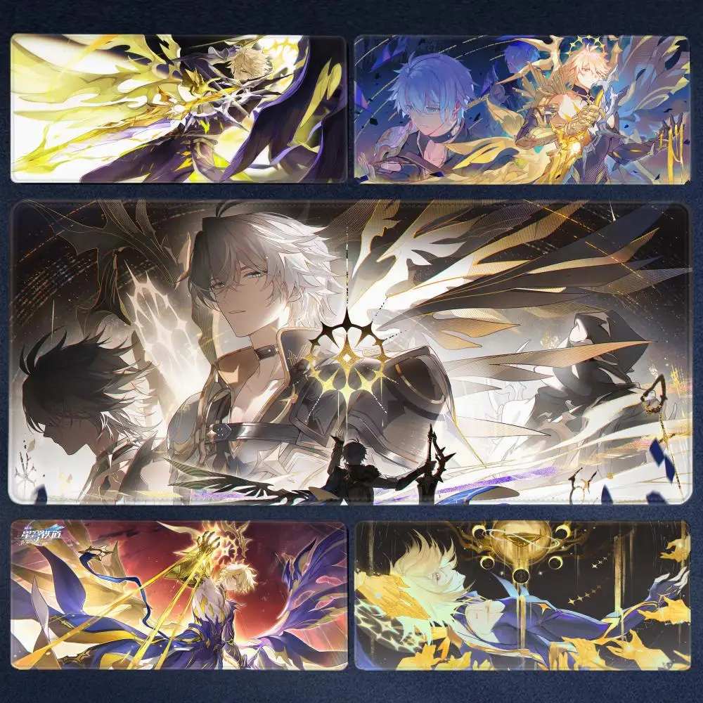

Game Honkai Star Rail Phainon Decoracion Mousepad Computer Gaming Accessories Keyboard Rubber HD print Mouse Pad Office Desk Mat