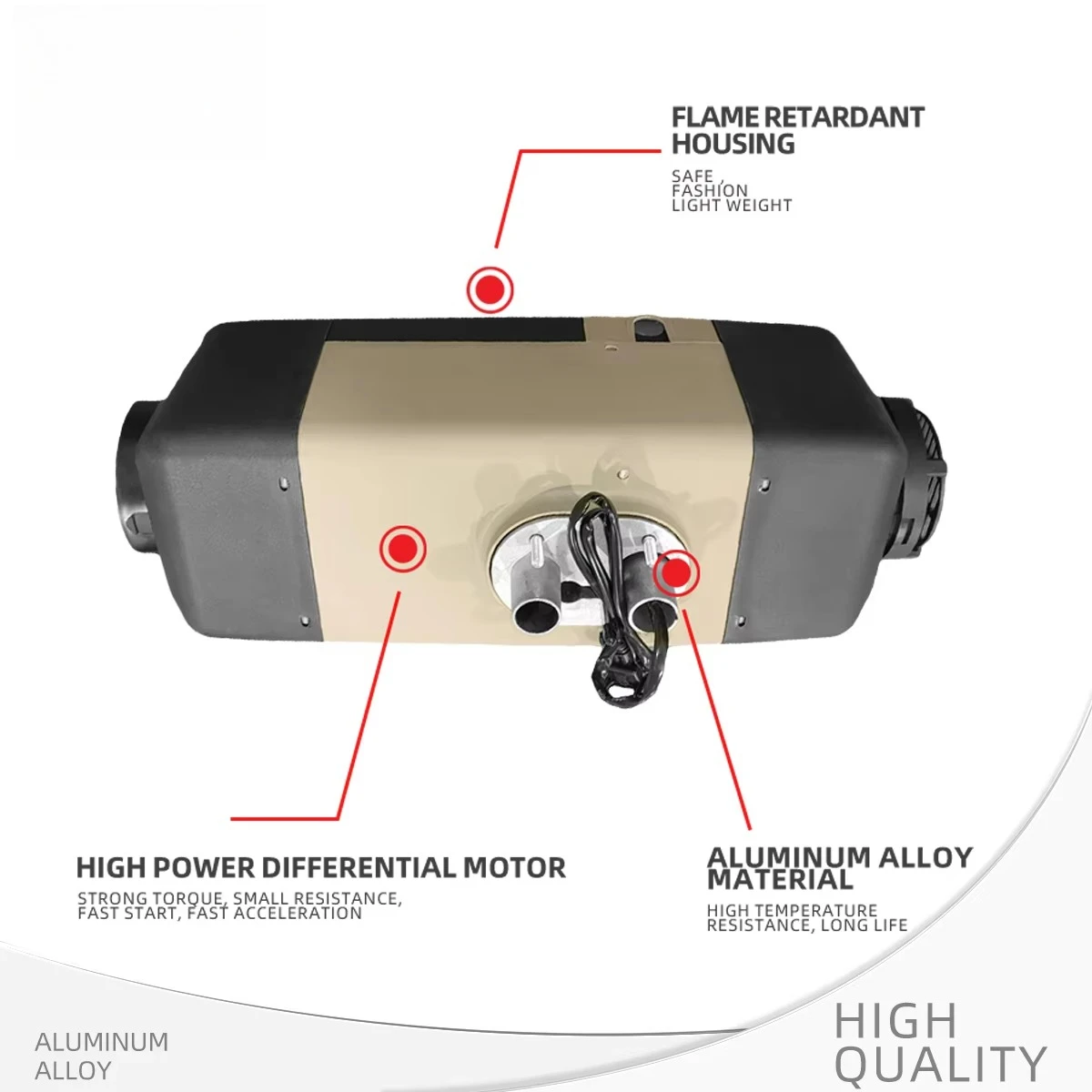 Air Heater 2KW 2.2KW 2.6KW 4KW 12V 24V for Truck RV Camper Passenger Car Parking Heater for Vehicles view 5