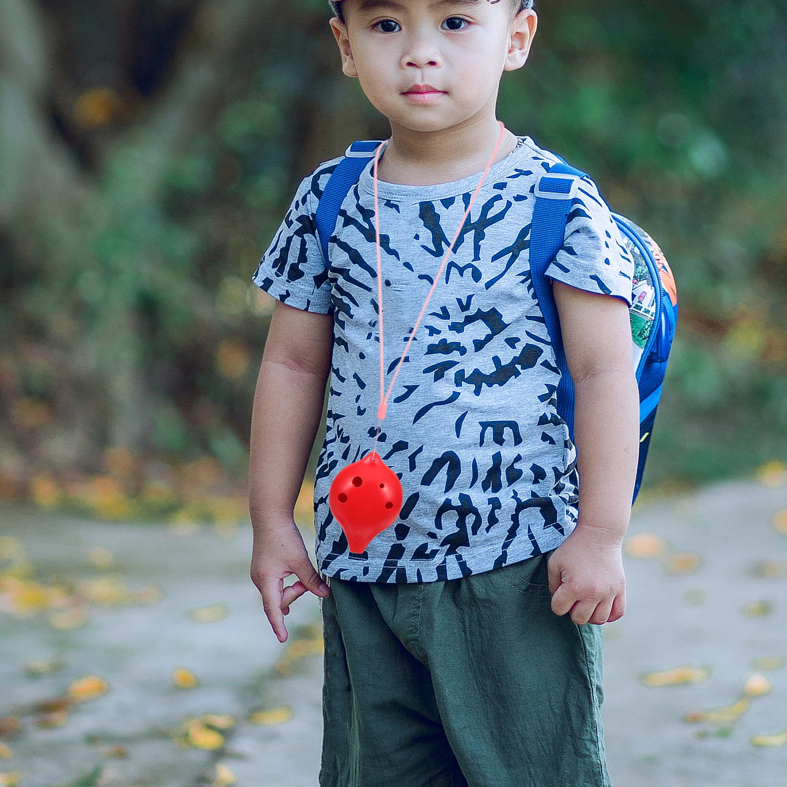 

Resin 6 Holes Alto C Ocarina Chinese Flute Musical Instrument Colorful Neck Strap Beginner Kids Children Educational Wind