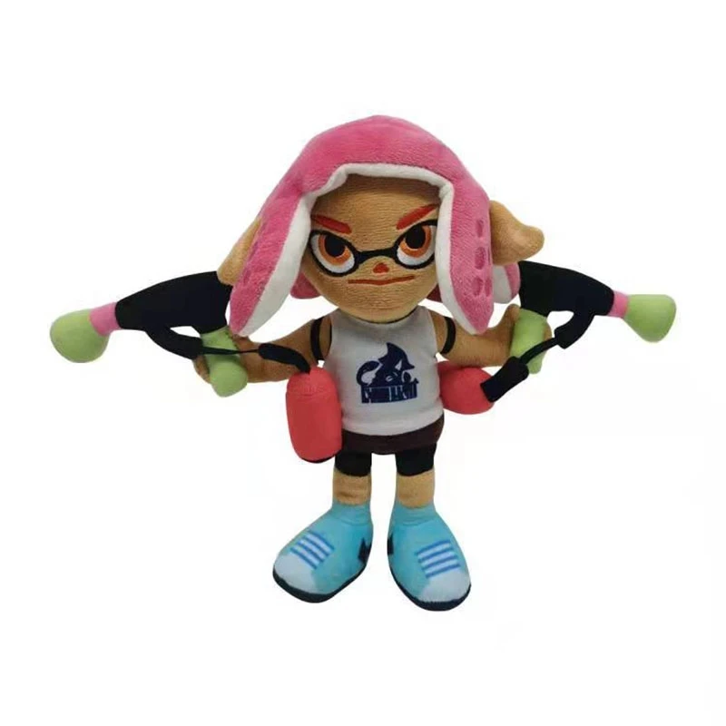 ใหม่ Splatoons ตุ๊กตาหนานุ่มตุ๊กตาอนิเมะ Splatoons 2 NS Ika Musume ตุ๊กตาหนานุ่ม Soft Plush ตุ๊กตาตุ๊กตาตุ๊กตาเด็กที่ดีที่สุด Kado Ulang Tahun