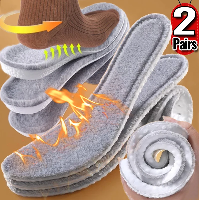 Imagen 4: 1/2 pares de plantillas térmicas cálidas de invierno para pies, espuma viscoelástica térmica para hombres y mujeres, zapatos deportivos, almohadillas para zapatos autocalentables a prueba de frío