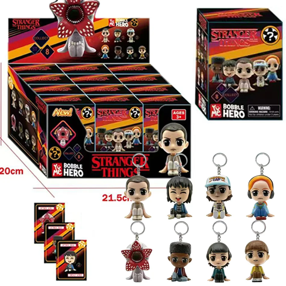 新しいキーホルダー イレブン ダスティン バーブ スティーブ デモゴルゴン ジェーン・アイブス/ウィル・バイヤーズ/マイク・ウィーラー ブラインドボックス フィギュア おもちゃ THINGS