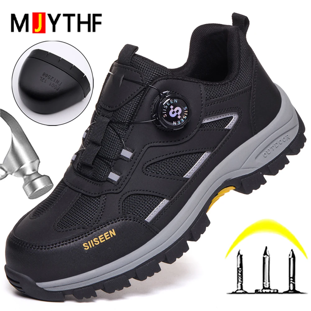 Summer 2026 New Safety Shoes Work Sneakers Men Boot Indestructible Shoes Puncture-Proof Security Protection Shoes Wear-resistant