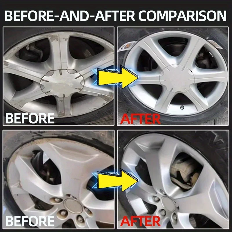 車のメンテナンスを強化するための研磨ペーストを備えたプレミアムホイールハブ修理キット、引っかき傷、錆、フェード除去剤