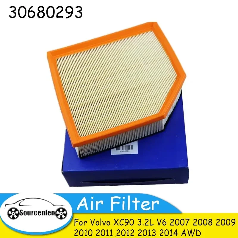 Engine Cylinder Air Filter 30680293 for Volvo XC90 3.2L V6 2007 2008 2009 2010 2011 2012 2013 2014 AWD