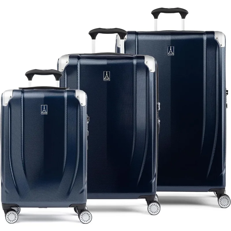 Expandable Luggage, 8 Spinner Wheels, Lightweight Hard Shell Suitcase, 3 Piece Set (21/25/28),