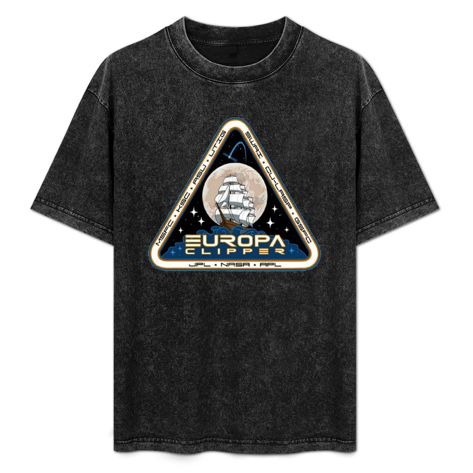 Europa Clipper mission patch T-Shirt Lightweight Cooling Short Sleeve Tee