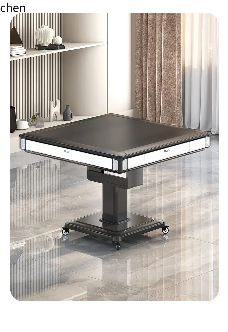 automatic mahjong machine new household dining table dual-purpose mahjong table silent heating fire four