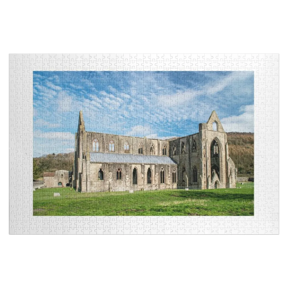 

Tintern Abbey, a beautiful abbey, or what remains of it, in Tintern in the Wye Valley, Monmouthshire. Jigsaw Puzzle