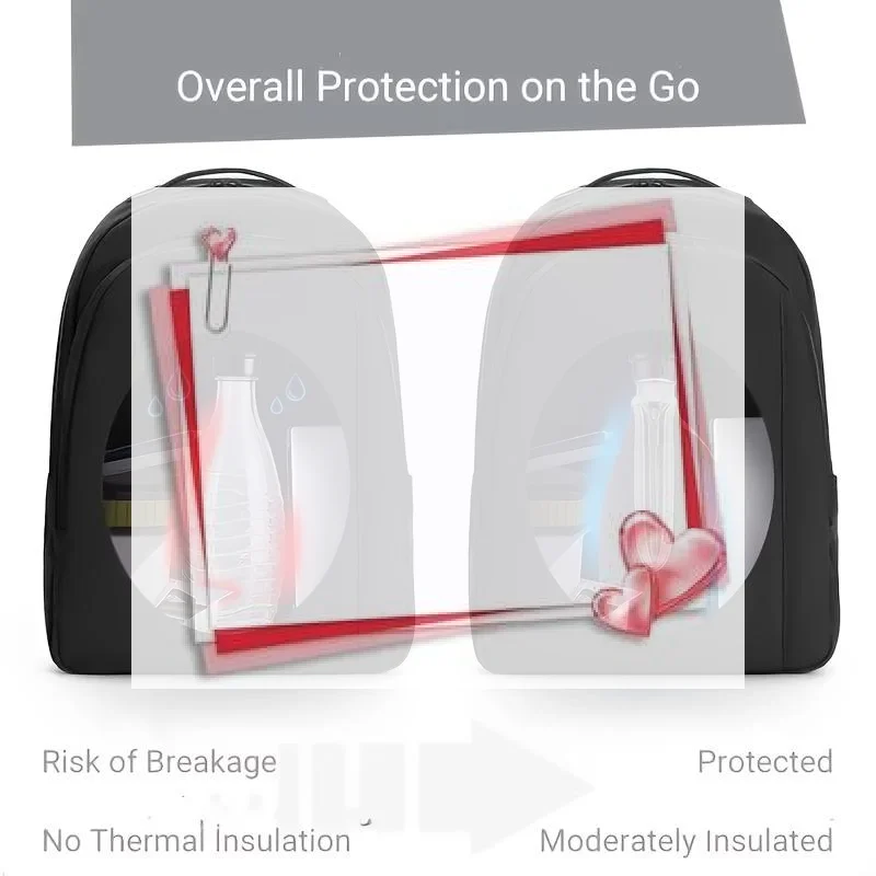 1000Ml Soda Bottle Protective Case Neoprene Bottle Protector Sleeve Party Travel Outdoor Activity Protective Cover With Zipper