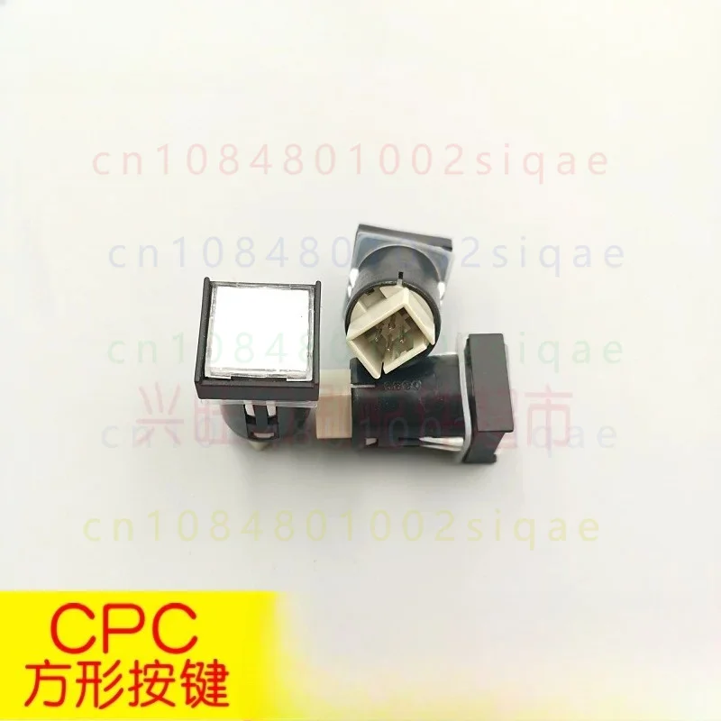 FOR Heidelberg 102 Offset Press CPC Square Key Button, Console Thread Push Button Switch 81.186.3855 Spare Part