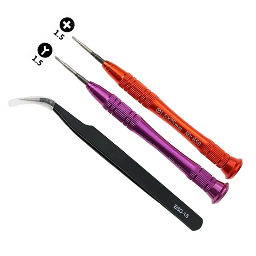 JCD Full Set Screws with Cross Y Tri Wing Screwdriver For Switch NS Console / Joy-Con Controller Replacement Spare Parts - view 4