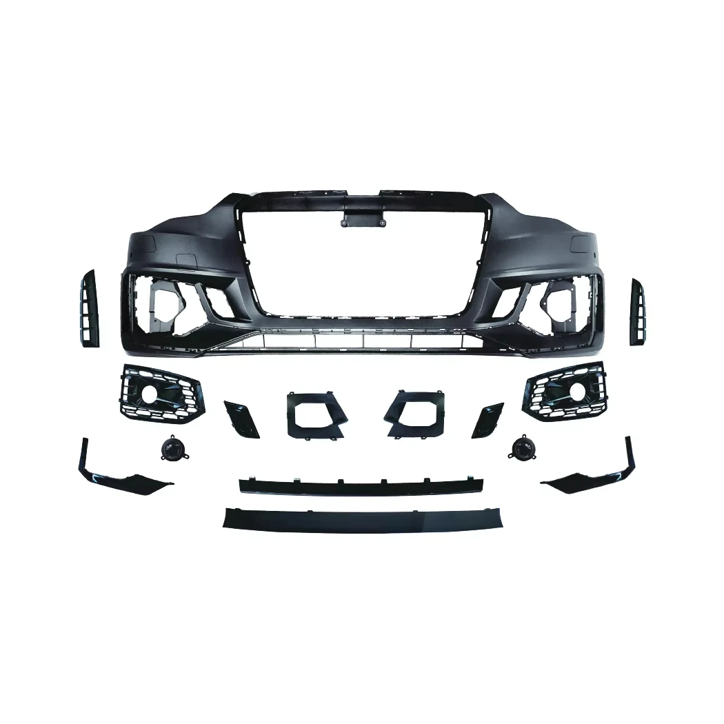 

SXLL A5 2012-2016 Обновление 2017-RS5 Комплект 1:1 передние и задние бамперы, боковая юбка, аксессуары, комплект кузова передней решетки