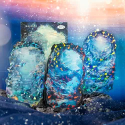 5pcs/1lot Kawaii Scrapbook Stickers Brilliant Illusions Junk Journal Gold Planner Stationery Sticker Planner Decorative