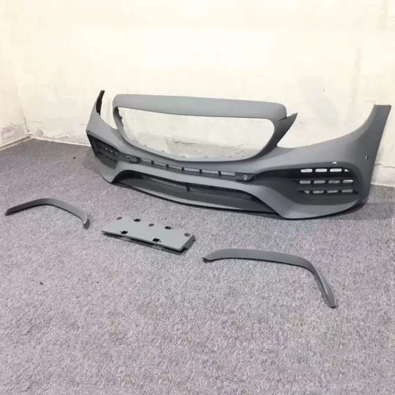 Auto-Frontstoßstange für Mercedes-Benz C-Klasse W205 C200 C260L C300, Umbau im C65-Stil, Stoßstangen-Karosserie-Kit