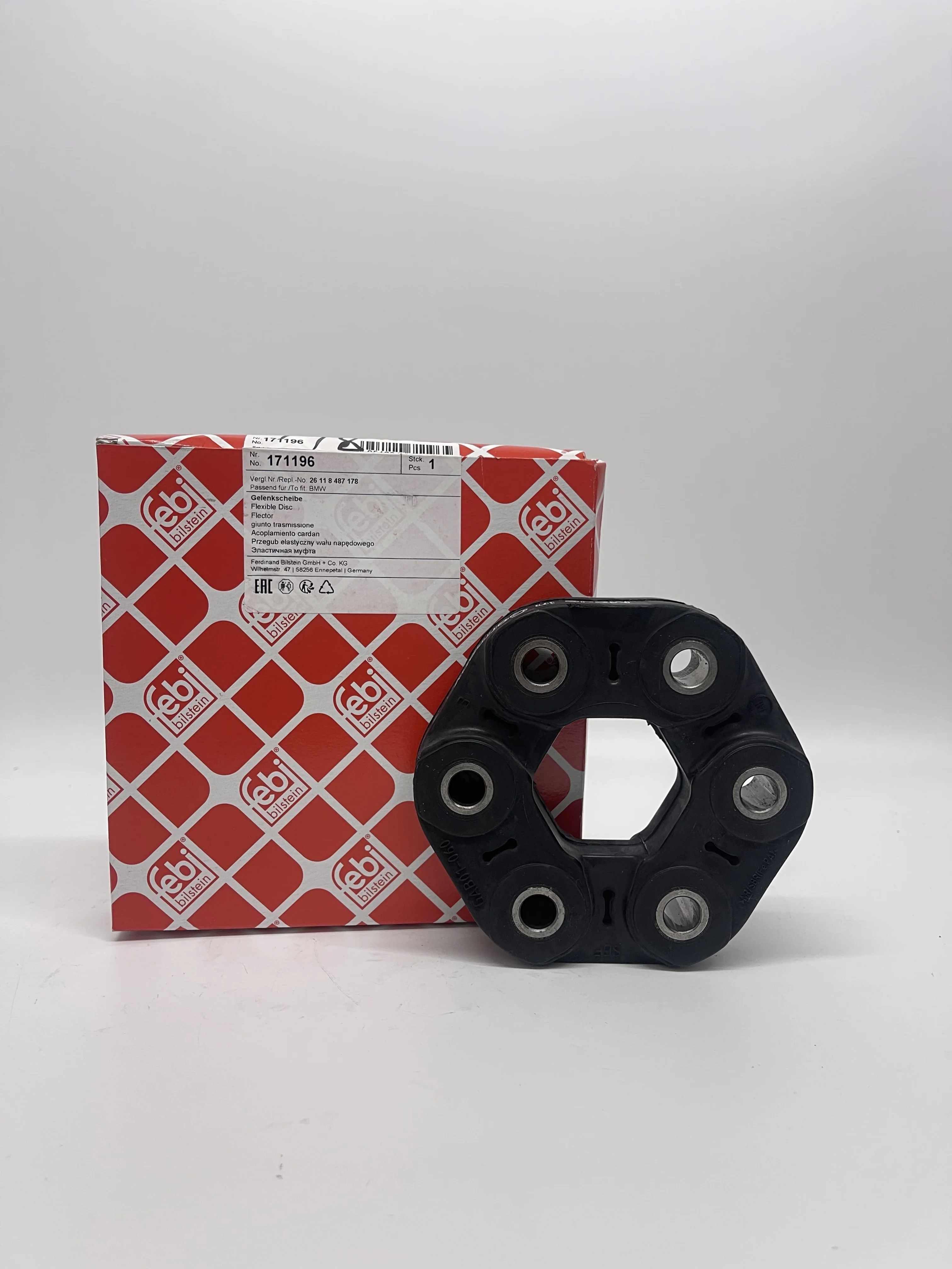 

Driveshaft Flexible Hardy Disc OEM 26118487178 Drive Shaft Rubber Coupling Fit BMW X3 G01 X4 G02 2018-2024