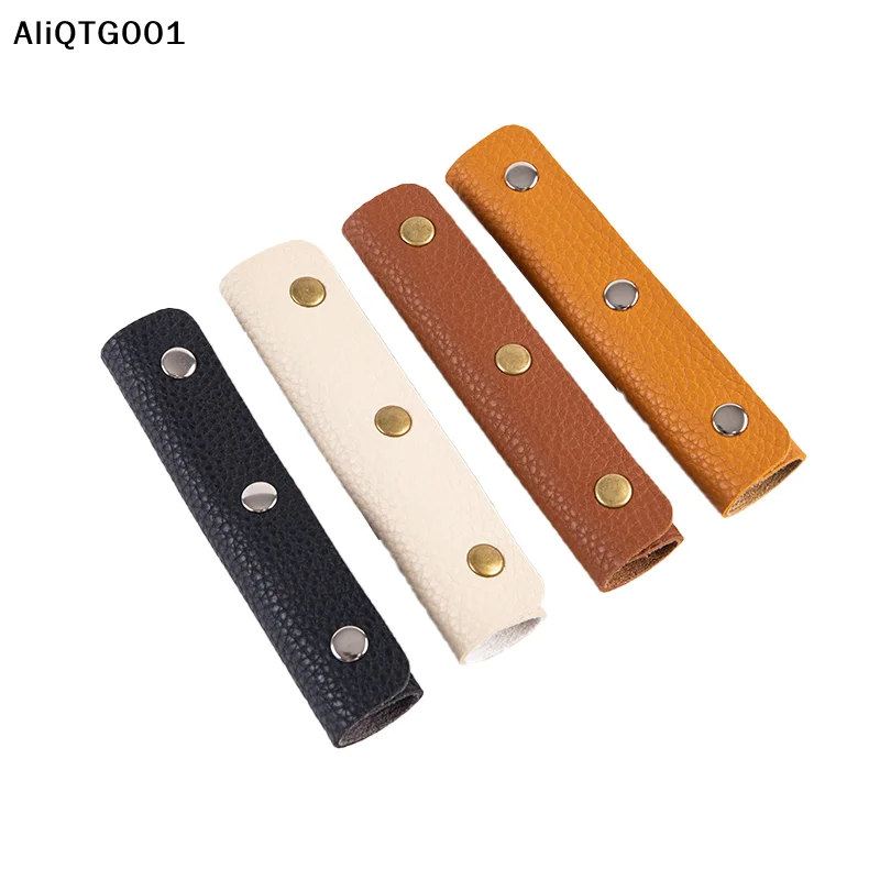 

1PC Leather Luggage Handle Wrap Protective Cover Bag Shoulder Strap Pad Replacement Accessory for DIY Travel Accessories