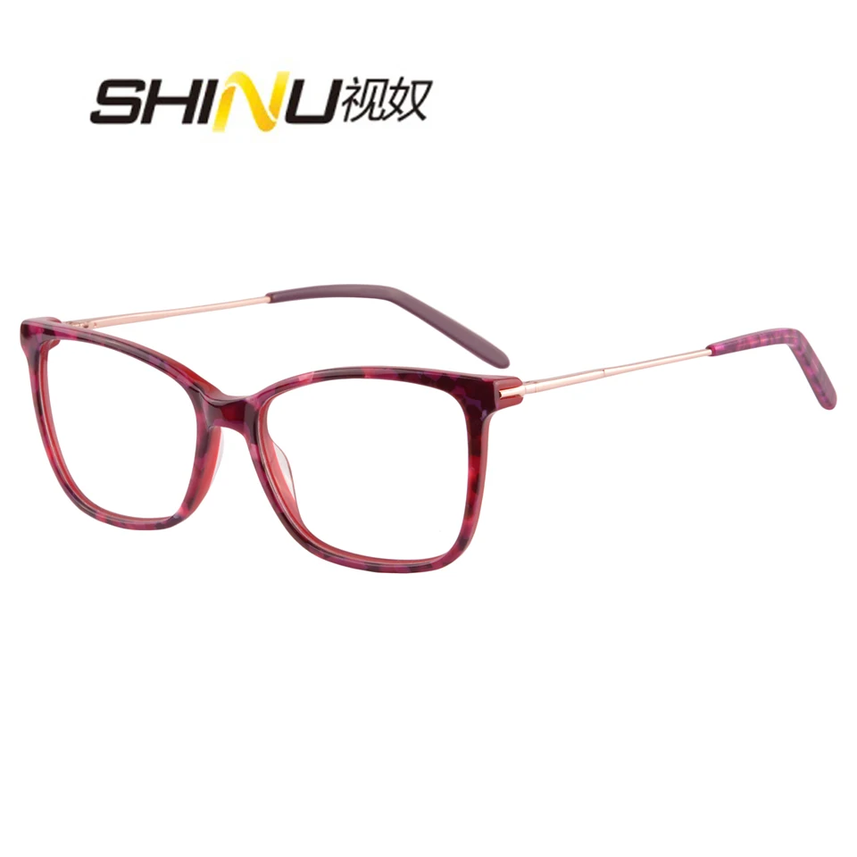 prescription glasses women smart multifocal progressive glasses women acetate metal frame multifocal glasses near and far