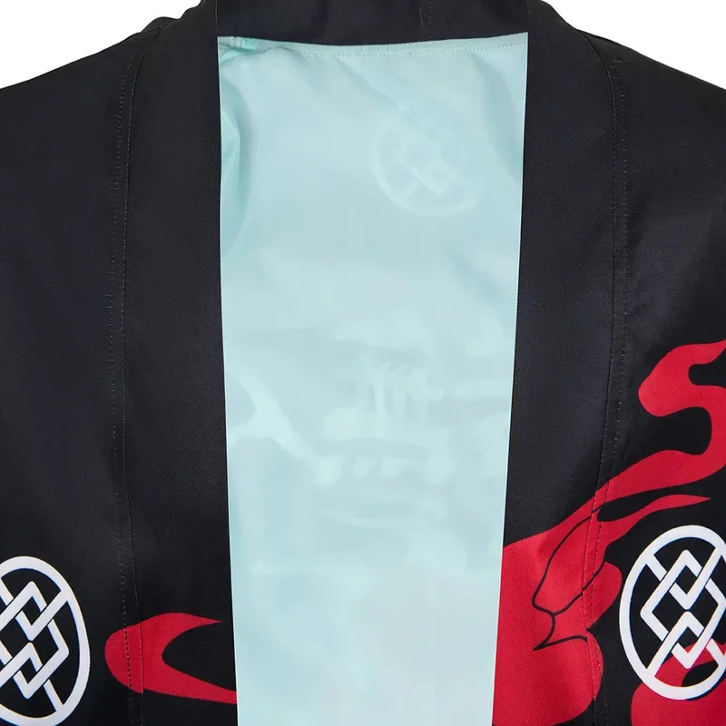 Fantasy Girls Anime Band Cry Cosplay NINA ISERI Costume Donna T-shirt rossa Kimono Mantello Abiti Abiti da festa di carnevale di Halloween